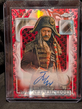 Topps 2026 Topps Disney Chrome Captain Hook AA-JL Jude Law Authentic Auto /28 picture