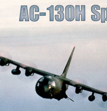 * VTG Postcard AC-130H Spectre USAF Gunship picture