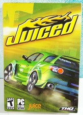 Juiced PC 3 CD ROM Racing Game Extremely Rare THQ Small Box Complete 2005 picture