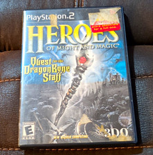 3DO Heroes of Might and Magic: Quest for the DragonBone Staff PS2 w/ Manual picture