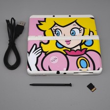 Nintendo New 3DS Princess Peach White Edition Vide Game Console  (USA Seller) picture