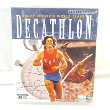 New old stock vintage sealed big box Bruce Jenner's World Class Decathlon PC picture