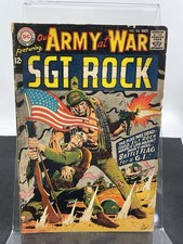 Our Army at War #185 - Sgt. Rock - Joe Kubert  Art American Flag Cover picture