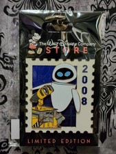 DEC WDCS D23 2026 Pixar Stamp Wall-E Eve 2008 LE Disney Pin picture