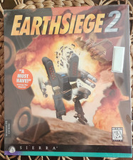 Earthsiege 2 (1996) PC Big Box Mech Robot Warfare Sim New Factory Sealed Game picture