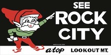 SEE ROCK CITY LOOKOUT MT GNOME 36