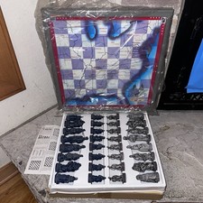 Foula Hristakis American Civil War Battles Vintage Chess Set Union Confederacy picture