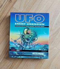 UFO Enemy Unknown X-COM Amiga CD32 Big Box CIB MicroProse PAL picture