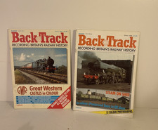 2 Vintage Back Track Magazines Britain’s Railway History 1988 picture