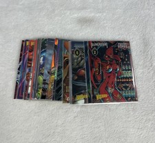 Lot Of 27 Vintage Wizard Magazine Chromium Promo Card Bundle Marvel DC & More picture
