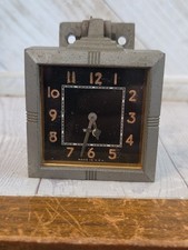 1920's-30's Westclox Automobile Clock Model 750 Luminous Runs Some Then Stops. picture