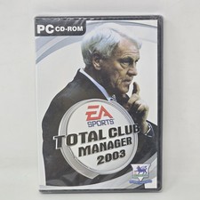 Rare EA Sports Total Club Manager 2003 CIB PC Factory Sealed 2002 picture