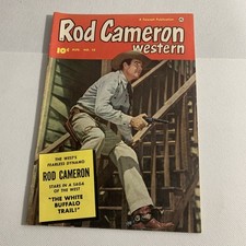 Rod Cameron Western #10 1951 Fawcett Comic Book Excellent Condition picture