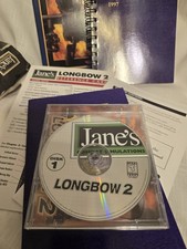 CIB Longbow 2 Big Box PC Video Game Helicopter Simulator Windows 95 CD TEST MINT picture