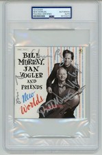 Bill Murray, Jan Volgler and Friends ~ Signed New Worlds CD Cover Auto ~ PSA DNA picture