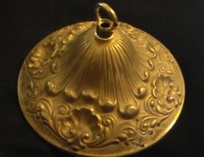New Victorian Style Die Cast Unfinished Brass Ceiling Canopy, 5 1/2