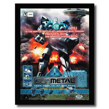 2002 Gunmetal Framed Print Ad/Poster Authentic Original Xbox Video Game Wall Art picture