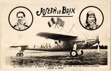 PC AVIATION PILOTE CODOS ET ROSSI AVION JOSEPH LE BRIX (a54540) picture