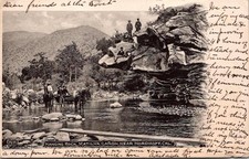 c1904 Hanging Rock Matilya Cañon Near Nordhoff California CA Rieder UDB Postcard picture
