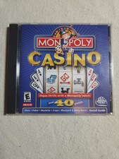Monopoly Casino 40+ Game Bundle (PC, 1999) Hasbro | CD w/ Jewel Case SEALED picture