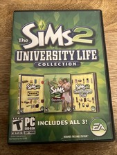 The Sims 2 University Collection Pc Cd-Rom T-Teen Video Game picture